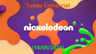 Tanda Comercial Nickelodeon (14 de Mayo del 2024)