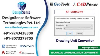 Convert from one unit to another easily CADPower (English)