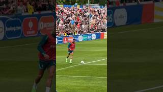 CRISTIANO RONALDO SPRINTS and SHOWS HIS SKILLS! #shorts #cristianoronaldo #uefa #2024