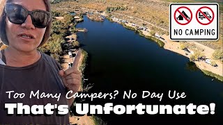 CLOSED! Not Enough Room? Day Use ONLY At Fortuna Pond & Check Out Other FREE BLM Camping In Yuma,