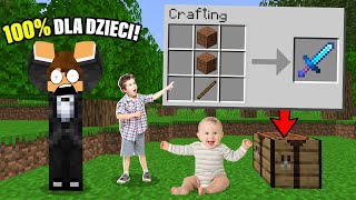 👶 MINECRAFT ale 100% SERWER DLA DZIECI 🍼