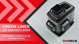 GREENLINER 4D Lézeres szintező bemutató