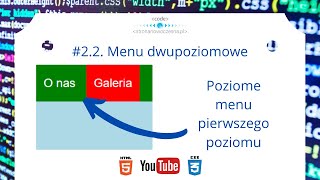 Jak dodać poziome menu pierwszego poziomu? | How to add a first level horizontal menu?