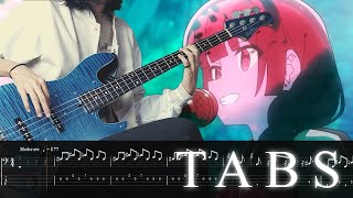 【TABS】SICK HACK - Watashi Dake Yuurei / ワタシダケユウレイ【Bocchi the Rock! / ぼっち・ざ・ろっく！】EP 10 Bass Cover ベース