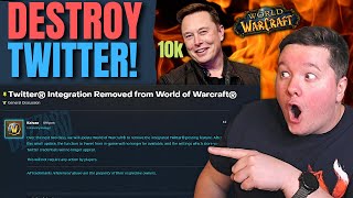 Blizzard DESTROYS Twitter WoW Integration | Erosium Reacts