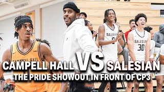 Salesian vs Campbell Hall | The Pride Take Care of Business in Front of Chris Paul!