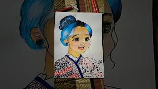 Chinese girl drawing #mood ❣️😍💓🫶💜🌟✨🤩👏💕