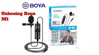 BOYA by-M1 Mic unboxing in Urdu/hindi