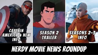 Captain America 4 New Info | Netflix Avatar Seasons 2-3 New Info | Superman Season 2 Trailer