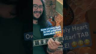 Any #yes fans out there? Check out ‘Owner of a Lonely Heart played on one guitar! #guitar #cover