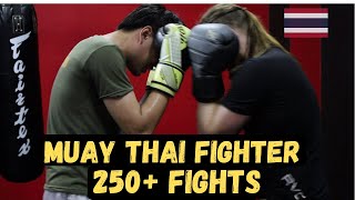 Sparring MUAYTHAI FIGHTER with 250+ FIGHTS | Thailand Nov 2021