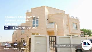 Spacious 4 Bedroom Villa with Maids Room  Mohamed Bin Zayed City