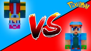 Can ASH beat RED in a POKEMON battle.....IN MINECRAFT?