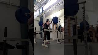 180KG (400lbs) Squat For 5 Reps - 20 Year Old Powerlifter Squatting 4 Plates For Easy Reps