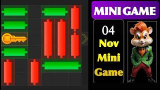 04 November Hamster Mini Game puzzle solution || Today Mini Game