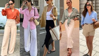 QUÉ PONERSE CON UNA CAMISA/ IDEAS DE OUTFITS DE MODA VERANO 2024