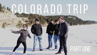 First time snowboarding in Colorado (Travel Cinematic Vlog) Part 1