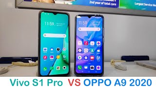 Vivo S1 Pro vs Oppo A9 2020 SpeedTest Comparison!!