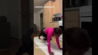 Cardio: Give this cardio workout a try and burn some extra calories and tone🦾 40 Sec and 20 off