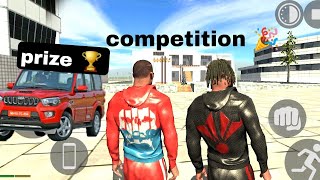 Competition😱 between me and my friend (Banti) 🥰 || indian bike driving 3D #trendingshorts #viral