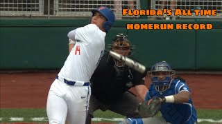 Jac Caglianone becomes Florida’s All Time Homerun Leader with this bomb against 2. Kentucky!!