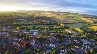 Amazing Ross on Wye air view!