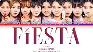 How would Kep1er sing: Fiesta - IZ*ONE (Color Coded Lyrics Eng/Rom/Han/가사)