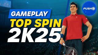 TopSpin 2K25 Full Match Gameplay - Federer Vs. Alcaraz | PlayStation 5