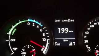 VW Golf GTE acceleration 120-200 km/h