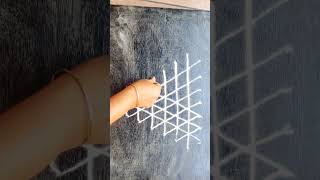 Saraswati yantra rangoli/ Friday special rangoli/ Purva's Art #shorts