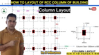 Column Layout | Column & Footing Layout | Column | CEI