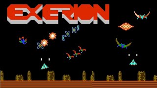 Exerion (1985) Gameplay Walkthrough FULL GAME [NES]