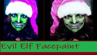 Evil Elf Makeup Face-paint