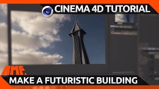 Cinema 4D Tutorial - Build a Futuristic Building