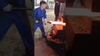 More than one thousand two hundred degrees of iron!/forging