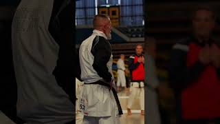 Sensei Jacek Lipinski at the FSKA World Karate Championships, Italy