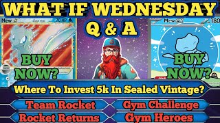 WHAT IF WEDNESDAY! Weekly Investing & Collecting Q&A! 8/7/24