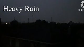 Heavy Rain Lightning Milan City in Italia  🌧️🌧️#milan  #rain  #heavyrain