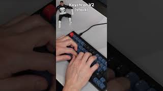 Prueba de escritura (typing test) Keychron V2