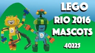 LEGO 40225 - Rio 2016 Mascots - Stop Motion Build