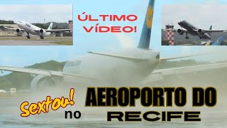 BOEING 777-F, 767-F, EMBRAER E195-E2, AIRBUS A330NEO, CHUVA, SOL E CORRERIA NO AEROPORTO DO RECIFE.