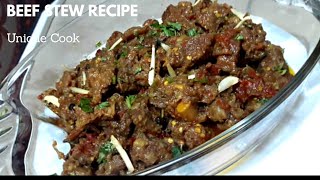 Beef Stew Recipe|Chatpata Beef Stew Recipe|By Unique Cook