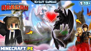 HOW TO TRAIN YOUR DRAGON MOD FOR MINECRAFT PE 1.19+ | HTTYD ADD-ON MINECRAFT PE | 2022!