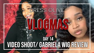 Vlogmas Day 14 | Video Shoot | Gabriela Wig Review | Janet Collection | Jessica A