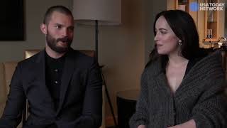 Fifty Shades Darker   Jamie Dornan and Dakota Johnson Interview for USA Today Promoting