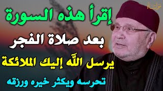 اقرأ هذه السورة بعد صلاة الفجر يرسل الله إليك الملائكة تحرسه ويكثر خيره ورزقه /محمد راتب النابلسي