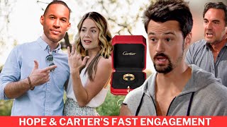 "Hope & Carter's Shocking Engagement: Ring on Finger after Thomas Snub! 💍😱"