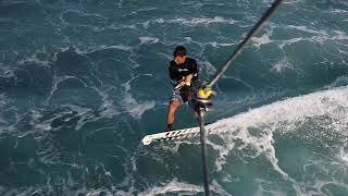 Kite loop late back roll, COREKITES in CUBA