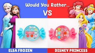 Elsa Frozen vs Disney Princess - What Would You Rather [Eps.9]