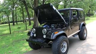 1983 Jeep CJ-7, 258 I6, 5 speed, p/s, disc brakes, not rusty.